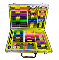 Детский набор для творчества и рисования MK 2454 в чемодане (Желтый) hl