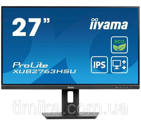 Монітор iiyama ProLite XUB2763HSU-B1 27" Full HD IPS 100 Гц 3 мс