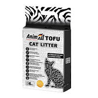 AnimAll Tofu соевый наполнитель 6 литров 2,6 кг с активированным углем