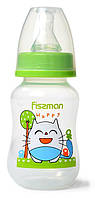 Бутылочка для кормления детская Baby Счастливый котик 125 мл Fissman DP43969 NX, код: 7426787