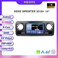 Штатная магнитола Mercedes-Benz Sprinter (W907/910) (2018+) M100 (1/16 Гб), HD (1024x600) IPS, GPS