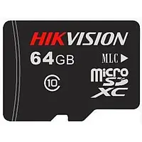 Карта памяти Hikvision MicroSD SD HS-TF-P1 64G NX, код: 7679535