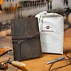 Класичний шкіряний блокнот А5 зі змінним блоком | Записник з натуральної шкіри буйвола