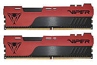 Оперативная память DDR4 2x8GB 3200 Patriot Viper Elite II Red (PVE2416G320C8K) NX, код: 6747223