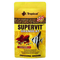 Сухой корм для аквариумных рыб Tropical в гранулах Supervit Granulat 10 г (5900469614013) NX, код: 7633457