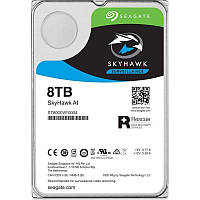 Накопичувач HDD SATA 8.0TB Seagate SkyHawk AI Surveillance 7200 rpm 256MB (ST8000VE001) NX, код: 7762199