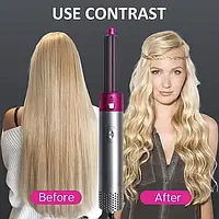 Стайлер 5в1 Hot Air Styler для разных типов волос с функциями придания объема, выпрямления