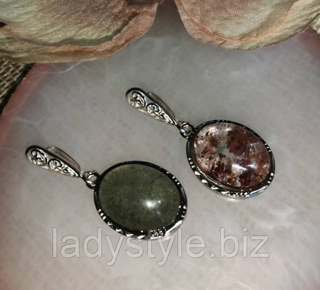 купить украшения  с  фантомным кварцем лодолитом, кианит кольцо перстень петерсит купить