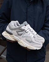 Мужские кроссовки New Balance 9060 Rain Cloud Grey, Нью баланс 9060 серые