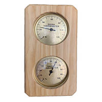 Термометр для бани и сауны сосна PRO 8 Бежевый QT, код: 8188873