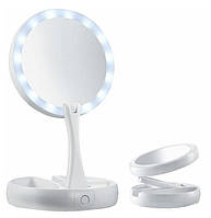 Зеркало MY FOLD JIN GE JG-998 с LED подсветкой для макияжа (300623) QT, код: 1879423