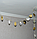 Гірлянда-стрічка KOZA-Style срібно-золота велика 4м, фото 2