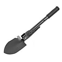 Складная туристическая лопата RIAS 5в1 в чехле Black (3_01775) QT, код: 7992656