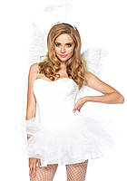 Эротический костюм ангела Leg Avenue Angel Accessory Kit White (SO7945) hl