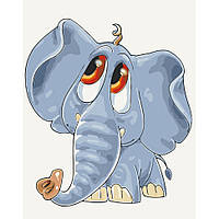 Картина за номерами "Слоненя" Art Craft 15572-AC 40х50 см hl