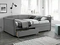 Кровать Lanta Velvet 90x200 Signal серый