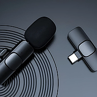 Микрофон петличный K9-IP AND-1 черный для айфона