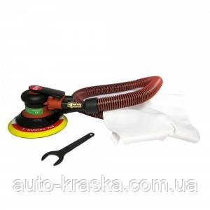 Шліфувальна машинка пневматична XQ354 QRS. 150 мм 6 відв., фото 1