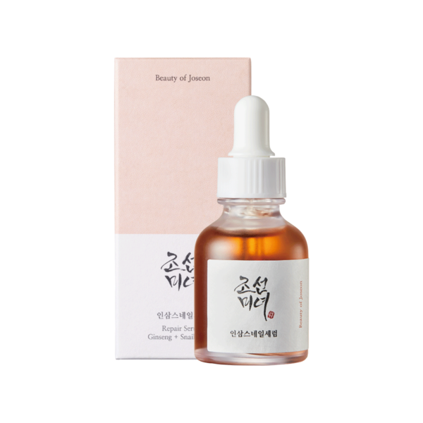 Відновлювальна сироватка з женьшенем і муцином равлика Beauty of Joseon Repair Serum Ginseng Snail Mucin 30