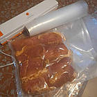 Рулон для вакууматора 15 см на 5 метра для харчових продуктів рифлені, Пакети для вакуумування їжі, фото 5