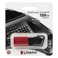 Флеш память Kingston DT Exodia USB 3.2 128GB Black-Red PZ, код: 7698292