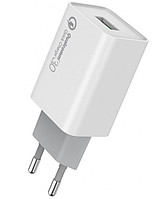 Зарядное устройство Colorway 1USB Quick Charge 3.0 (18W) White