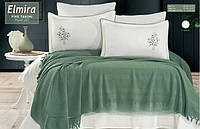 Комплект летнего постельного белья CAPITAL HOME ELMIRA Pike Takimi Beg Зелёный
