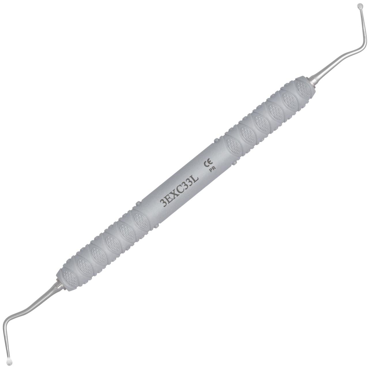 Екскаватор ендодонтичний EXC33L, ложка (2,0мм), пластикова ручка, двосторонній