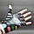 Рукавички для інвалідного візка MadMax GWC-002 Short Fingers 2 XL, фото 9