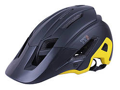 Шолом велосипедний H-099 TTG (чорний із жовтим, size L)