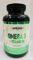 Жирные кислоты ADRENALINE Omega 3+vitamin D3 120 капсул