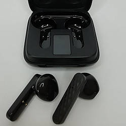 Бездротові навушники з мікрофоном bluetooth у кейсі WUW R143 TWS Чорний