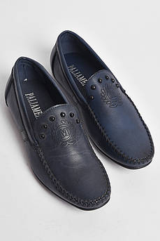 Туфлі підліткові для хлопчика синього кольору Уцінка 176727S