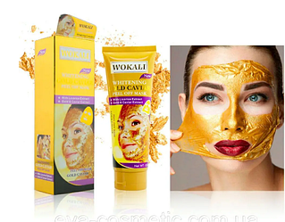 Золота маска для обличчя Wokali Whitening Gold Caviar Peel Off Mask 130 г