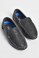 Туфлі дитячі для хлопчика сірого кольору 177576T Безкоштовна доставка