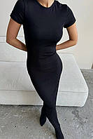 Платье женское черного цвета р.42-46 177760P