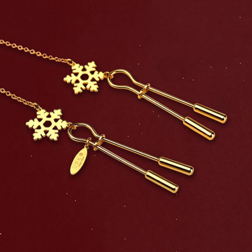 Затискачі на соски UPKO Сніжинки 18+, фото 1