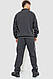 Спорт костюм чоловічий на флісі, колір темно-сірий, 244R932, фото 4