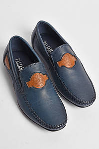 Туфлі дитячі для хлопчика синього кольору Уцінка р.35 176734P