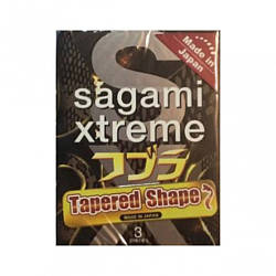 Супертонкі латексні презервативи Sagami Xtreme Cobra 3шт  18+