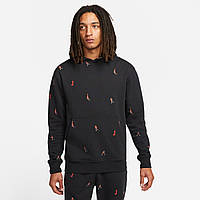 Кофта Jordan Essentials Printed Fleece S (DV9392-010) S Черный LW, код: 8140215