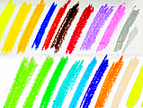 МАРКЕРИ — СУХИЙ ШОЛК у наборі — 12 кольорів, фото 3