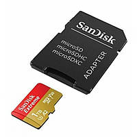 MicroSDXC (UHS-1 U3) SanDisk Extreme A2 1TB class 10 V30 (R190MB/s,W130MB/s) (adapter SD)