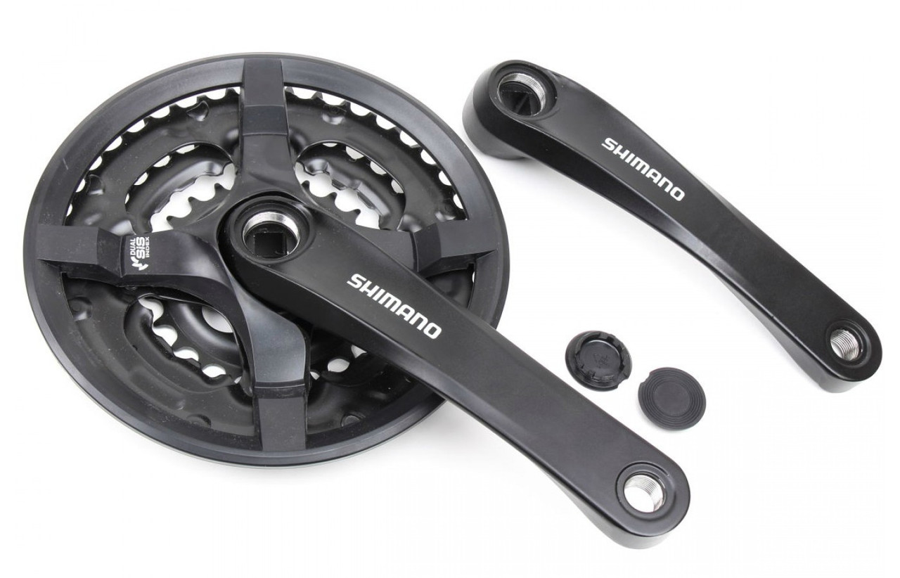 Шатуни Shimano FC-TY501 28-48T, 170 мм, чорний (fc-ty501-48)