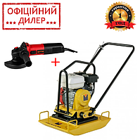 Бензинова віброплита Masalta MS100-4 (Honda GX160, 300 мм, 93 кг) YLP