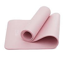 Килимок (мат) спортивний 4FIZJO NBR 180 x 60 x 1 см для йоги та фітнесу Light Pink (P-5907739317001), фото 6
