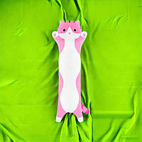Мягкая игрушка-подушка кот батон качественная 50 см / Игрушка обнимашка FP-274 для сна