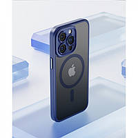 Rock Guard Anti-drop Series TPU Case with Magsafe iPhone 15 Pro Max Titanium Blue