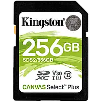 Kingston 256GB SDXC Canvas Select Plus 100R C10 UHS-I U3 V30 Модуль флэш-памяти