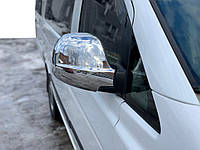 Накладки на зеркала VITO 2004-2010 (2 шт) OmsaLine - Итальянская нержавейка для Mercedes Viano